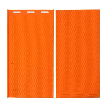 Imagem de MUNEFE 2 Folhas 5.4mm Silicone Beeswax Mold, Beeswax Sheet Mold, Honeycombs Folhas Mold para Honeycombs Foundationing Folhas, Folhas de cera de abelha e velas