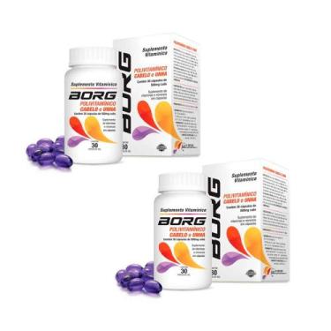 Imagem de Kit Com 2 Borg Az 1000mg 60 comprimidos Cada