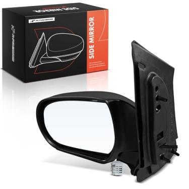 Imagem de A-Premium Espelho retrovisor elétrico do lado do motorista - compatível com Mazda MPV 2002 2003 2004 2005 2006 - Espelho retrovisor externo externo preto dobrável manual