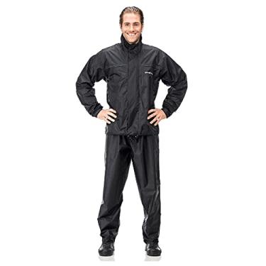 Imagem de Conjunto Impermeavel Nylon Gola Ref.1000 Tamanho M, Preto