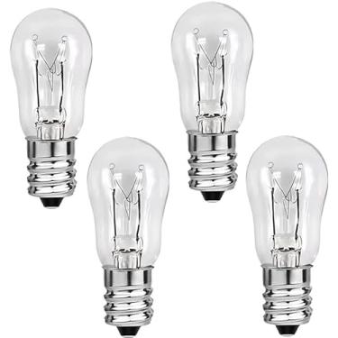 Imagem de WE05X20431 Lâmpadas de substituição de tambor de secador, 120V/10W/E12, lâmpada de secadora compatível com secadores GE e Hotpoint, substitui WE05X20431 WE4M305 WP3395618 - Pacote com 4