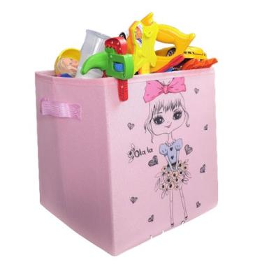 Imagem de Caixa Feminina Estampada Para Decoração E Organização - Estampa: Laço 