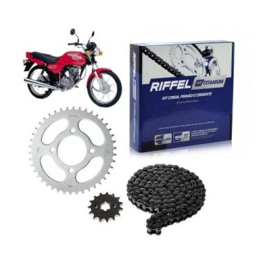 Imagem de Kit Relação Transmissão Riffel Honda CG 125 Titan 1995-1999
