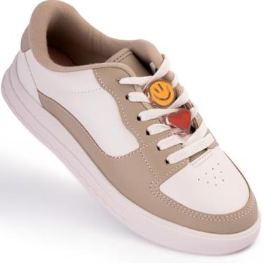 Imagem de Tênis Molekinha Menina Infantil Kids 2575-107 Moda Original (Cinza, BR, Criança de 9 a 12 anos, Numérico, 31)