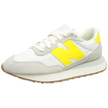 Imagem de New Balance Tênis feminino 237 V1, Sal marinho/gema de ovo, 9.5