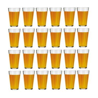 Imagem de Jogo 24 Copo Americano Vidro Long Drink 450ml Cristal Nadir - NADIR FI