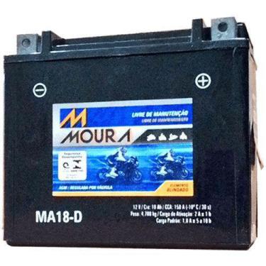 Imagem de Bateria moura para moto ma18d