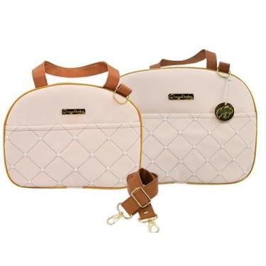 Imagem de Kit Bolsa Bebê Mala Mochila Saída Maternidade Menino Menina com Alça -