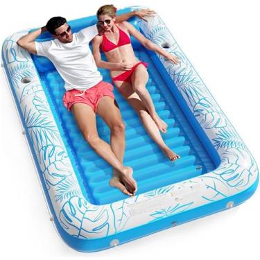 Imagem de Espreguiçadeira de bronzeamento inflável Float Jasonwell XXL com trave