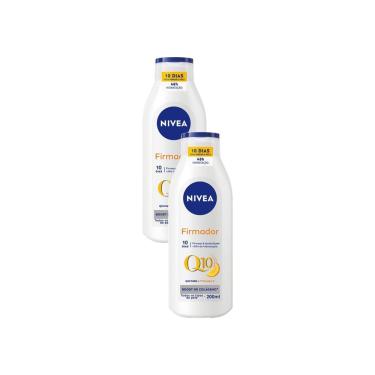 Imagem de Kit 2 Loção Hidratante Nivea Firmador Q10 + Vitamina C Todos os Tipos de Pele 200ml