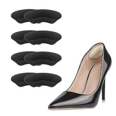 Imagem de JEVRKAPZ 4 pares de protetores de calcanhar, enchimento, inserções de calcanhar para mulheres, inserções de calcanhar premium, forro para homens e mulheres, protetores de calcanhar, almofadas que