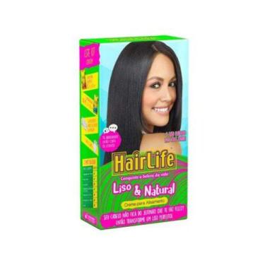 Imagem de Creme Alisante Hair Life Liso e Natural Com Manteiga Karité 180g - Emb