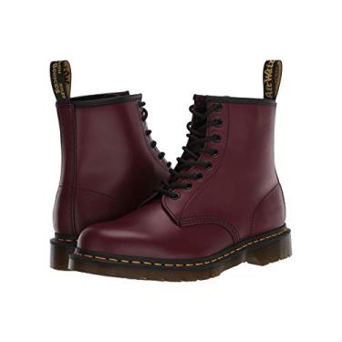 Imagem de Dr. Martens, Botas femininas com zíper Maple Toe Light Industry, Vermelho cereja, 5 Women/4 Men