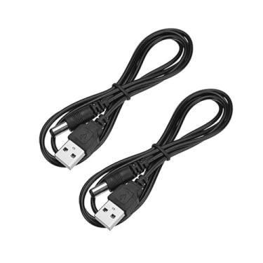 Imagem de YBSCJHGR Cabo carregador de escova de dentes elétrica de 5 V para Fairywill Sonic, Bitvae D2 Sonic, Vekkia, Dnsly, Gloridea Brush e Foreo Luna 3, cabo carregador USB de 1 m (pacote com 2)