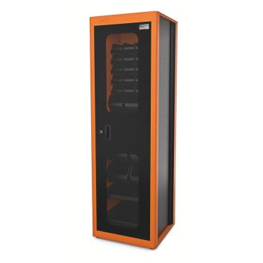 Imagem de Armário Para Ferramentas Com 1 Porta, 29 Caixas Plásticas Bin E Visor Tramontina Pro Laranja Tramontina