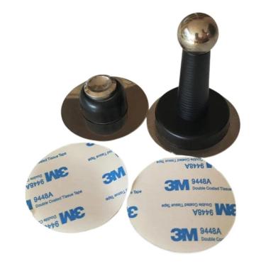 Imagem de 2X Prendedor Fixador Trava Portas Magnético Fixação Adesivo