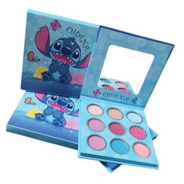 Imagem de Maquiagem Infantil Paleta Sombra Lilo & Stitch Disney Menina - Fenzza