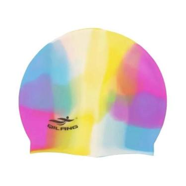 Imagem de Toucas de Natação Unissex de Silicone - À Prova D'Água, Flexíveis e co