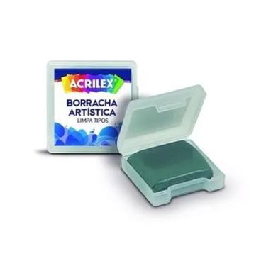 Imagem de Borracha Acrilex Limpa Tudo Unidade Borracha Limpa Tipo Artistica com Estojo