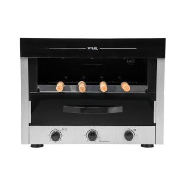 Imagem de Churrasqueira eletrica de bancada 4 espetos - Stelar, Inox, 110V, ELÉT