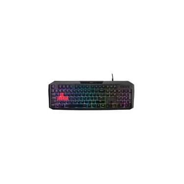 Imagem de Teclado Gamer Acer Nitro Nkw100, RGB, Membrana De Borracha, Ergonômico e Silencioso USB Tipo-A, ABNT2, Preto - GP.KBD11.05F