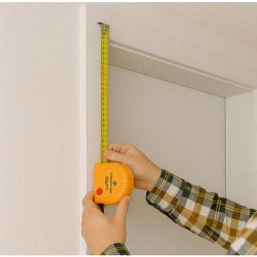 Imagem de Trena Métrica Fita de 10 Metros Comprimento Largura Trabalho Ferrament