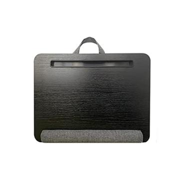 Imagem de Almofada de mesa portátil de 43 x 31 cm para laptop, mesa de colo, bandeja para tablet, suporte prático de mesa de aprendizado para cama, caderno ao ar livre