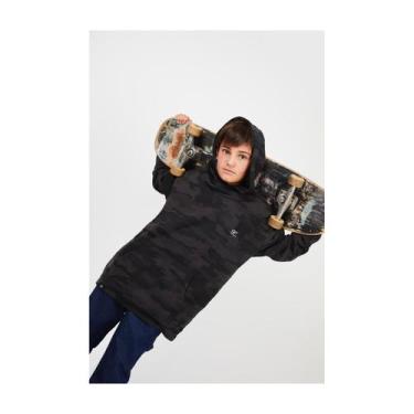 Imagem de Moletom OE YOUNG BLACK CAMO para crianças de 11 a 12 anos - Lightbek O