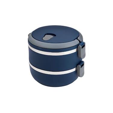 Imagem de Marmita Euro Home Lunch Box em Plástico e Aço Inox - Azul