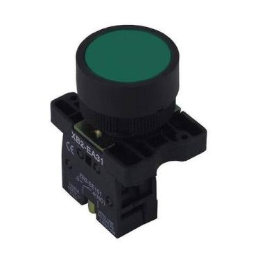 Imagem de Botao xb2 ea31 plastico verde na lukma