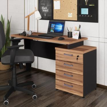 Imagem de Escrivaninha Extensível 120cm 4 Gavetas Flex Multimóveis CR25323