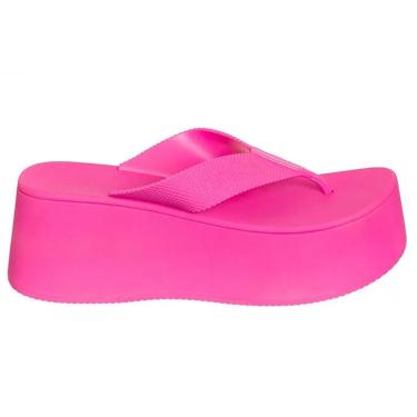 Imagem de Chinelo Feminino Plataforma Plus Sweet Pink Petite Jolie PJ6947
