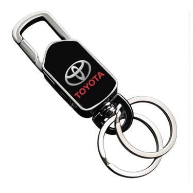 Imagem de Chaveiro Para Toyota Logo Colorida Giratório Corolla Pri - P