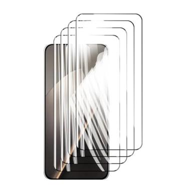 Imagem de Protetor de tela 4 peças para Xiaomi 15T 15 T, vidro temperado de 6,83" cristal 9H alumínio de alta qualidade antirriscos capa amigável impressão digital (preto)