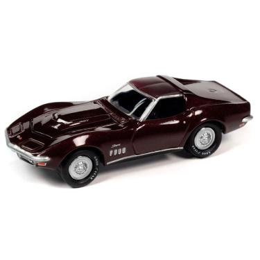 Imagem de Miniatura Carro 69 Chevy Corvette 427 1:64 Johnny Lightning