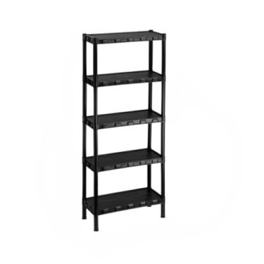 Imagem de Prateleira Organizadora, Estante Prateleira Modular Multiuso Organizadora de Plástico Reforçado Cozinha, Quarto com Pezinhos(5 Prateleiras)