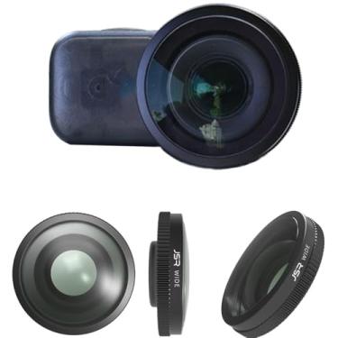 Imagem de Coyktonty Lente grande-angular para DJI Osmo Nano, vidro óptico HD com revestimento de 2 camadas 185° de visão ultra-ampla e leve e resistente a arranhões