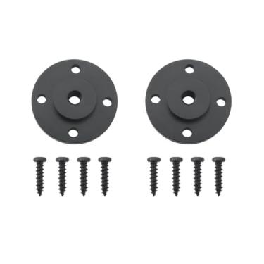 Imagem de JianLing Adaptador de porca de montagem de sapata quente, 2 peças, base de montagem de câmera 1/4 com parafusos B16-D40 40 mm, acessório de flash de estabilização de vigilância para equipamento de