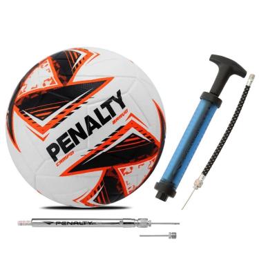 Imagem de Bola De Futebol Campo Penalty Bravo XXV + Bomba De Ar Penalty+ Calibrador De Bolas Penalty-Masculino