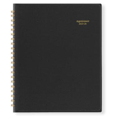 Imagem de 2025-2026 Planner Appointment Lather A4 Preto