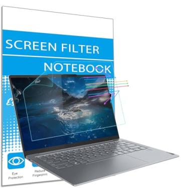 Imagem de Protetor de tela antiluz azul para laptop Lenovo Slim 7i/ Yoga Slim 7i/ IdeaPad Slim 5i 14'' (Gen 9), IdeaPad Pro 5i 14'' (Gen 8, Gen 9), IdeaPad Pro 5 14'' (14APH8, Gen 8), IdeaPad 1 14'' (Gen 7)