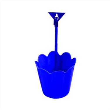 Imagem de Kit 20 Cachepô Lembrança Aniversário Centro De Mesa Plástico Aniversário Suporte Balão (Azul Royal)