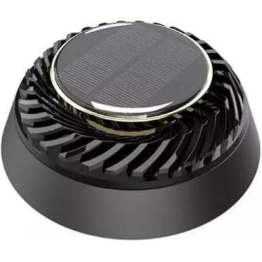 Imagem de Aromatizante Difusor de Cheiro para Carro a Energia Solar – Design Circular Rotativo