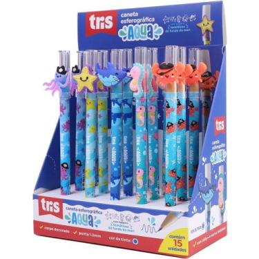 Imagem de Caneta Esferografica TRIS Aqua 1.0MM 5 Modelos DP.C/15 - Summit