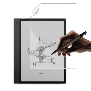 Imagem de Oshmirian Película protetora de tela com toque de papel para Boox Note Air 5 C 2025 26 cm – Película PET antirreflexo fosco, antiimpressões digitais, resistente a arranhões, alta sensibilidade ao