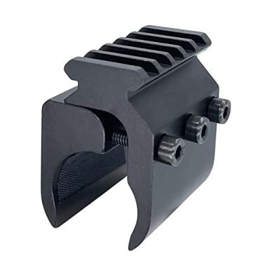 Imagem de CAJOAUIS Adaptador De Base De Trilho Picatinny Para Montagem De Braçadeira De Cano Weaver Para Mira Laser De Lanterna E Tubos De Carregador