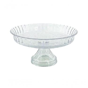 Imagem de Prato Para Bolo Vidro C/ Pe 30cm