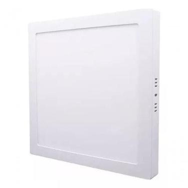 Imagem de Painel Led Embutir Sobrepor 18w 4000k Quadrado Branco - 18w