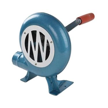 Imagem de Ｂｅｓｇａ Soprador de ar portátil com manivela, mini ventilador sem fio, soprador de fogo para piqueniques, fogueiras, caminhadas e acessórios para atividades