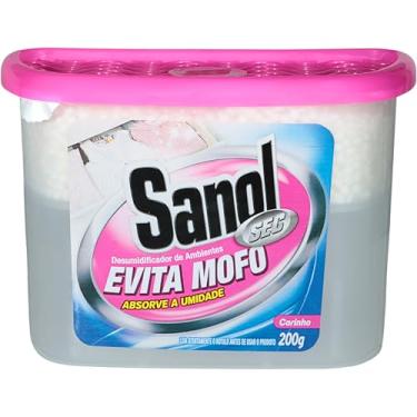 Imagem de Evita Mofo Absorventes de Umidade (desumidificador), Baby, Sanol, 200 g, Rosa